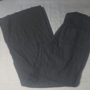 Black Wide-Leg Pants